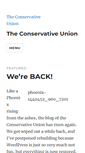 Mobile Screenshot of conservativeunion.net